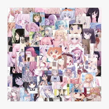 120 Kawaii Anime Girls Stickers