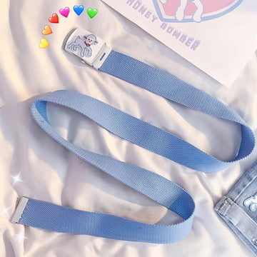 Cute Lamb Belt Soft Pastel Blue - Aesthetic Clothes Shop Cute Lamb Belt Soft Pastel Blue - Aesthetic Clothes Shop