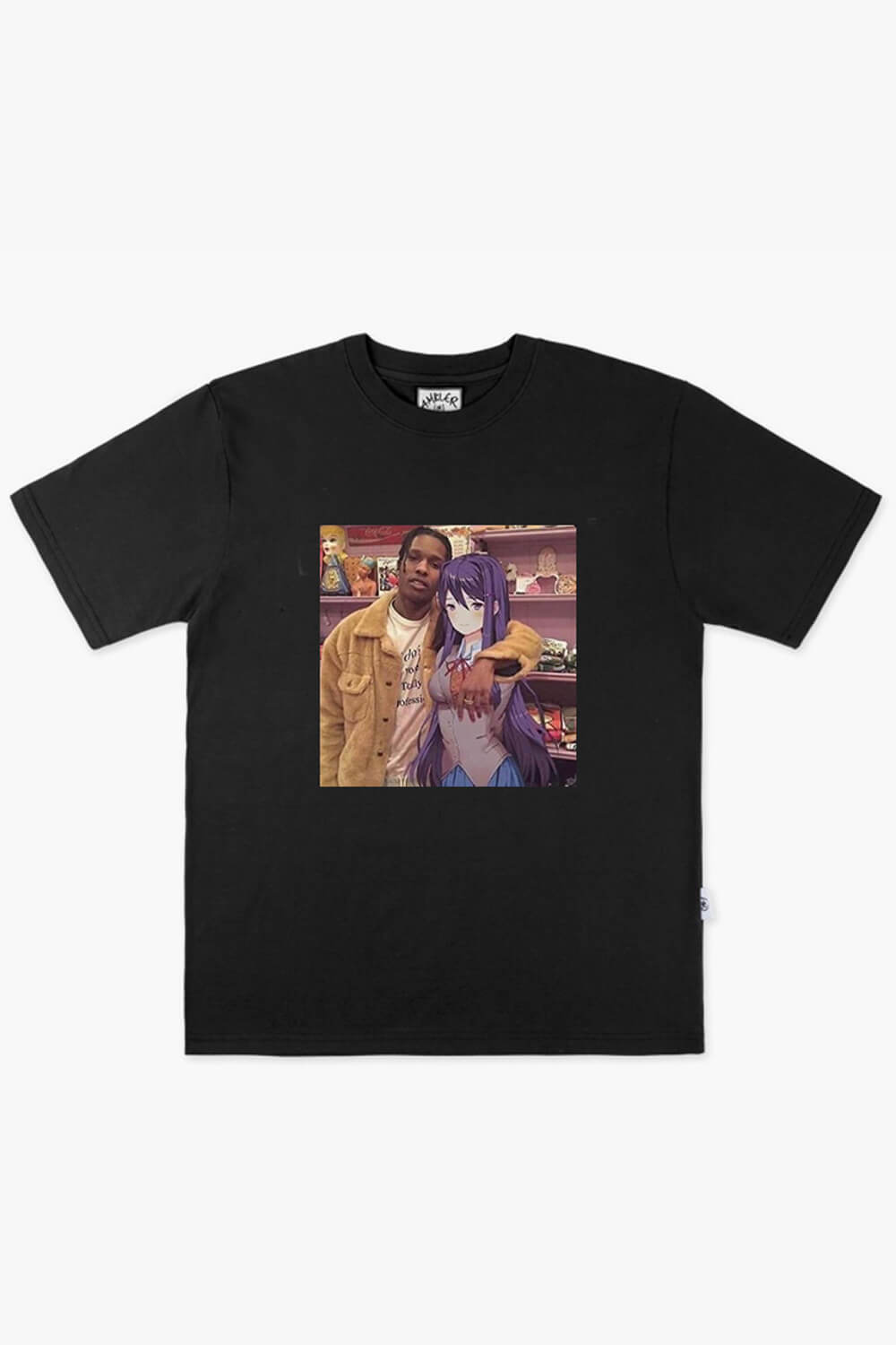 A$AP Rocky and Retro Anime Girl T-Shirt A$AP Rocky and Retro Anime Girl T-Shirt