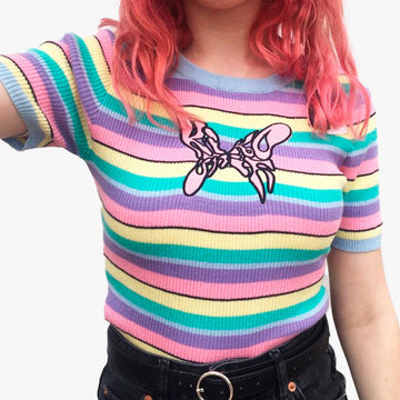 Aesthetic Pastel Crop Top - Aesthetic Clothes Shop Aesthetic Pastel Crop Top - Aesthetic Clothes Shop