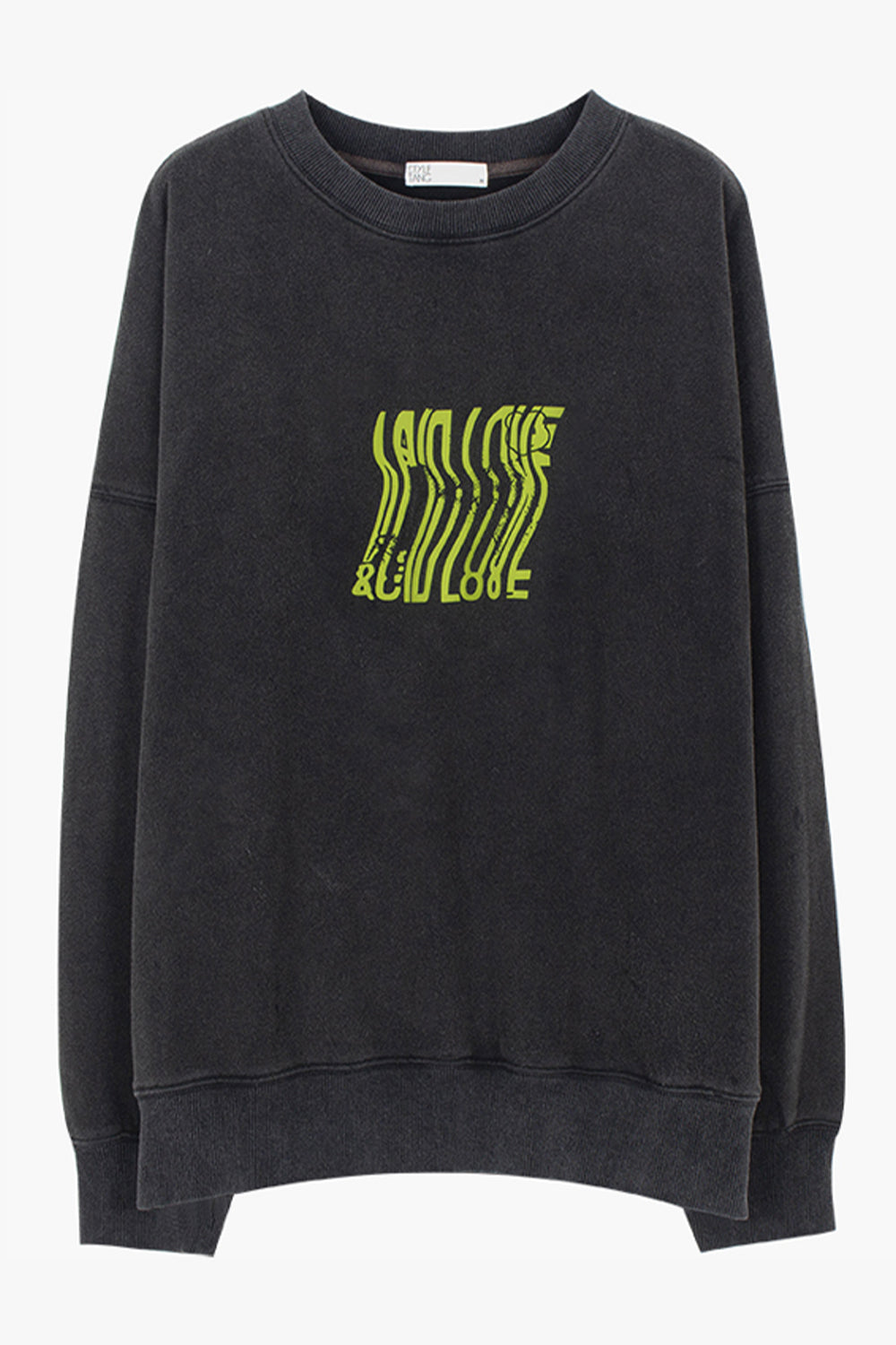 Acid Love Washed Gray Sweatshirt Acid Love Washed Gray Sweatshirt