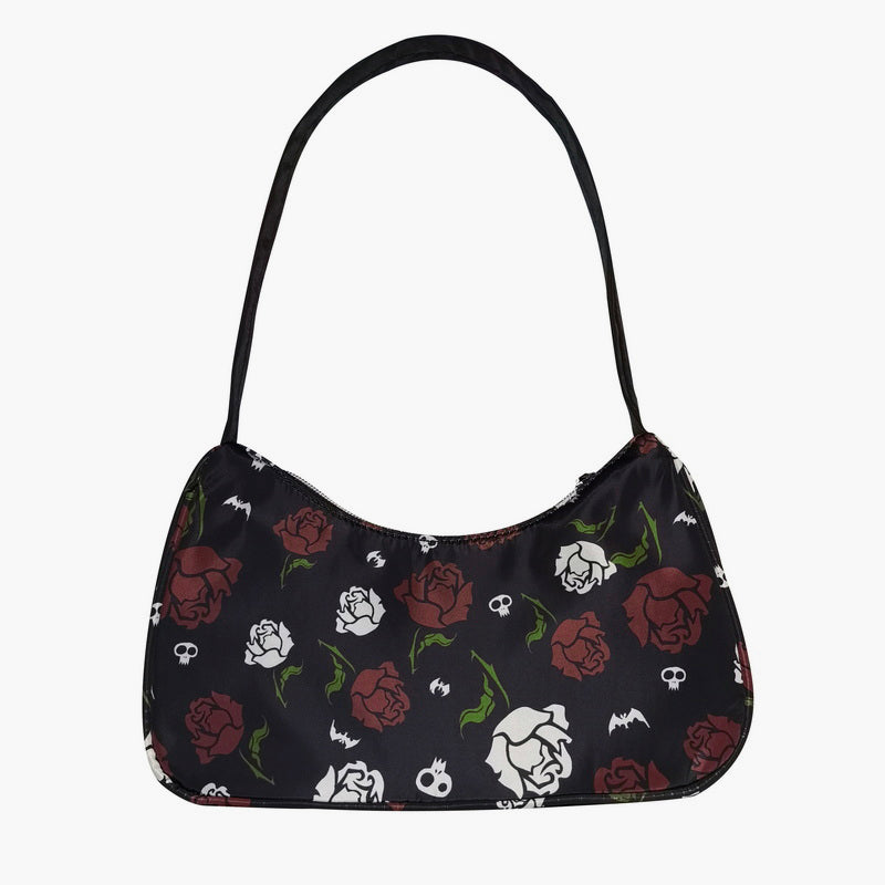 Addamscore Aesthetic Bag Roses and Skulls Addamscore Aesthetic Bag Roses and Skulls