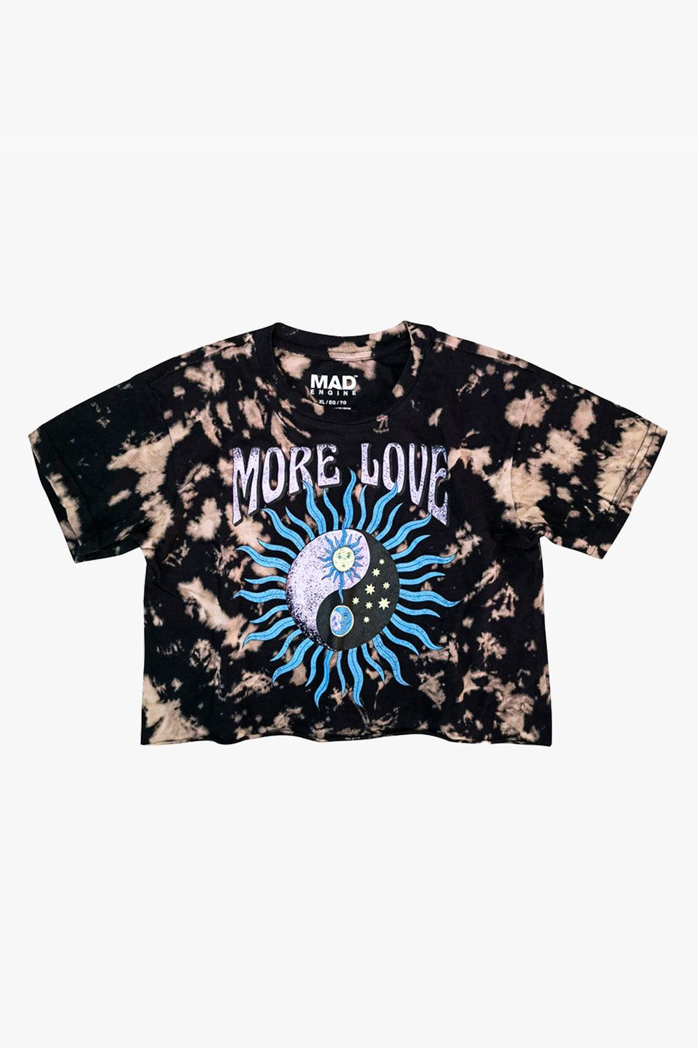 Aesthetic Crop Top More Love Tie Dye - Aesthetic Clothes Shop