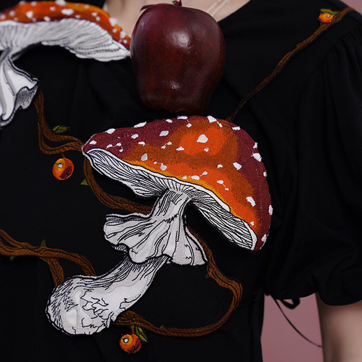 Amanita Mushroom Decorative Vest Top - Aesthetic Clothes Shop Amanita Mushroom Decorative Vest Top - Aesthetic Clothes Shop
