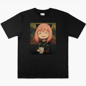 Ania Forger Smile Mona Lisa Anime T-Shirt Memecore Ania Forger Smile Mona Lisa Anime T-Shirt Memecore