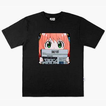 Anime Aesthetic Anya Forger With Newspaper T-Shirt Anime Aesthetic Anya Forger With Newspaper T-Shirt