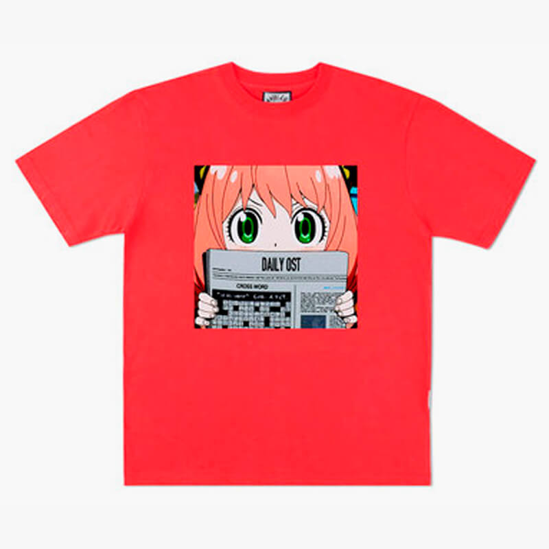 Anime Aesthetic Anya Forger With Newspaper T-Shirt Anime Aesthetic Anya Forger With Newspaper T-Shirt