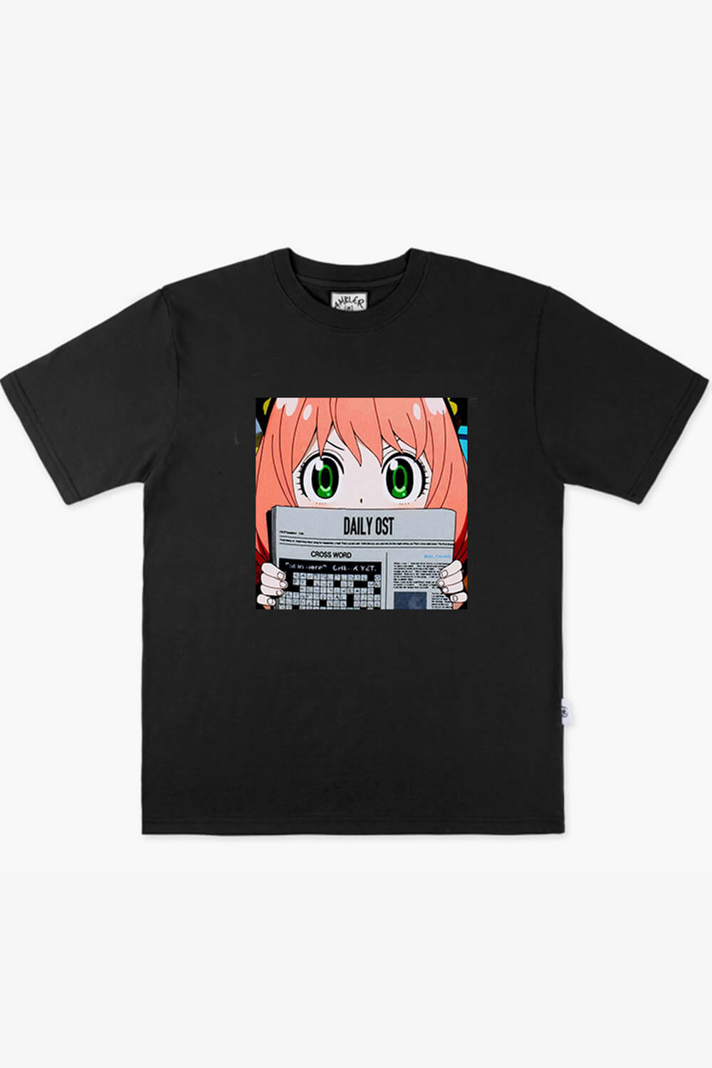 Anime Aesthetic Anya Forger With Newspaper T-Shirt Anime Aesthetic Anya Forger With Newspaper T-Shirt