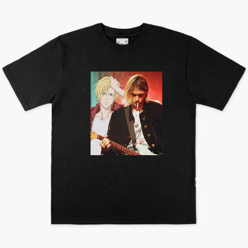 Anime Aesthetic Kurt Kobain T-Shirt Nirvana Anime Aesthetic Kurt Kobain T-Shirt Nirvana