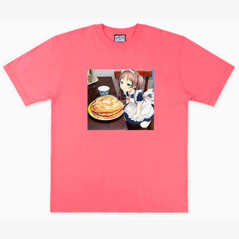 Anime Aesthetic Pancake Cat Neko Anime Girl T-Shirt Anime Aesthetic Pancake Cat Neko Anime Girl T-Shirt