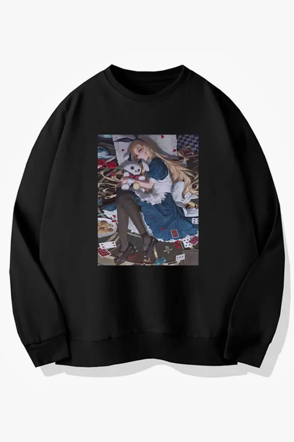Anime Girl Alice Sweatshirt Animecore Anime Girl Alice Sweatshirt Animecore