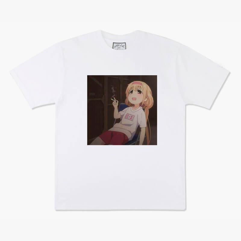 Anime Girl Smokin Animecore T-Shirt Anime Girl Smokin Animecore T-Shirt