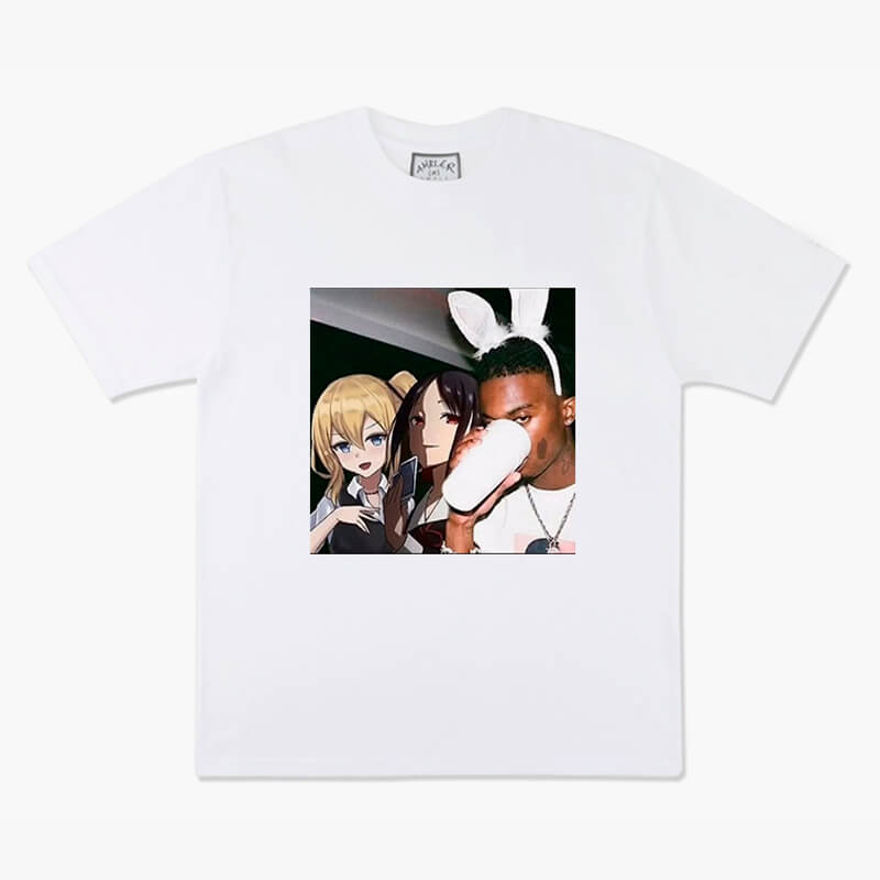 Anime Style Playboi Carti and K-On Girls T-Shirt Anime Style Playboi Carti and K-On Girls T-Shirt