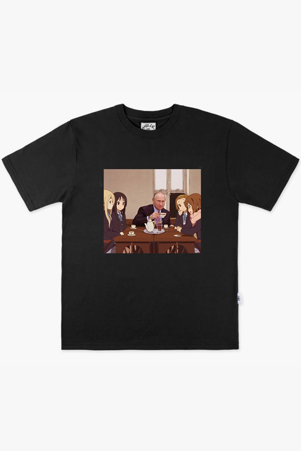 Animecore Aesthetic Putin Tea Party with K-On Girls T-Shirt Animecore Aesthetic Putin Tea Party with K-On Girls T-Shirt