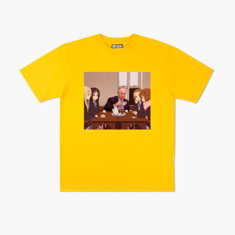 Animecore Aesthetic Putin Tea Party with K-On Girls T-Shirt Animecore Aesthetic Putin Tea Party with K-On Girls T-Shirt