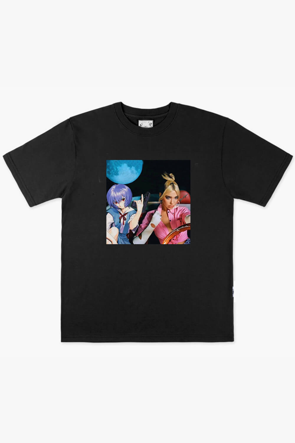 Animecore Aesthetic Rei Ayanami and Dua Lipa T-Shirt Animecore Aesthetic Rei Ayanami and Dua Lipa T-Shirt