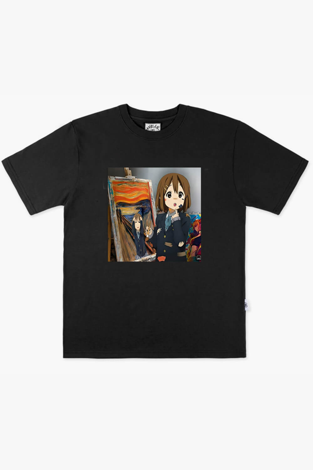 Animecore K-On Yuri Scream Painting T-Shirt Animecore K-On Yuri Scream Painting T-Shirt