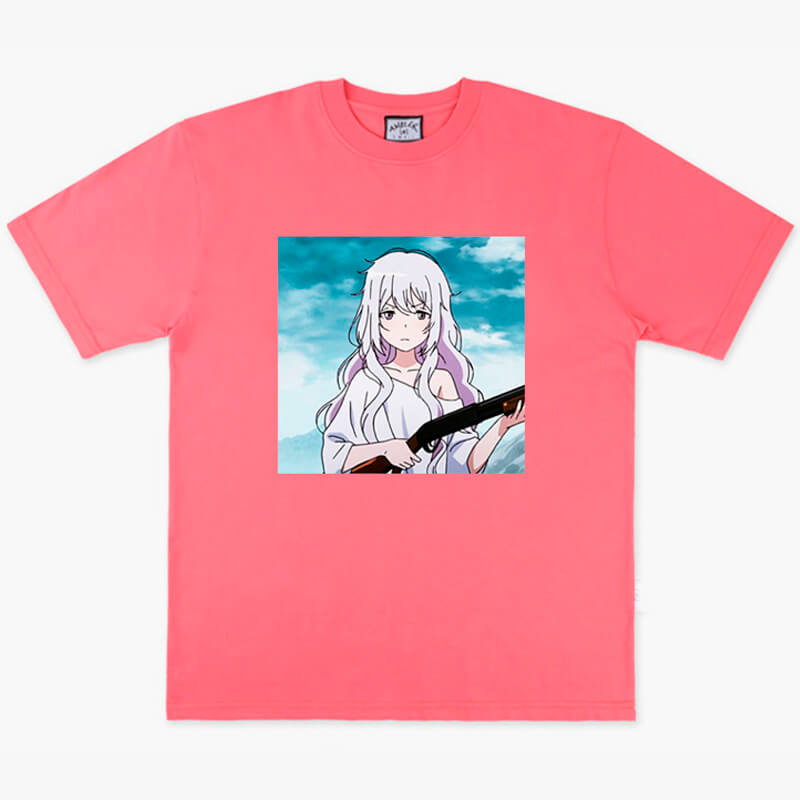 Animecore Kozakura With a Shotgun T-Shirt Otherside Picnic Animecore Kozakura With a Shotgun T-Shirt Otherside Picnic