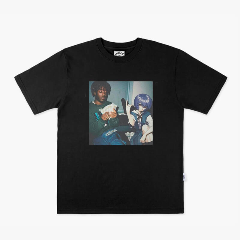 Animecore Lil Uzi and Rei Ayanami T-Shirt