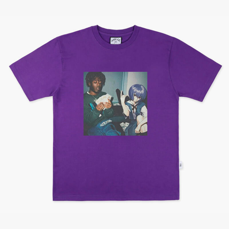 Animecore Lil Uzi and Rei Ayanami T-Shirt