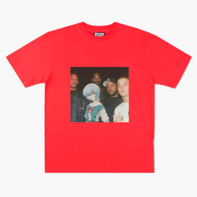 Animecore Rei Ayanami and Eminem Gang T-Shirt Animecore Rei Ayanami and Eminem Gang T-Shirt