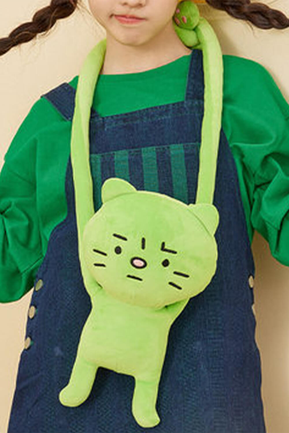 Anxiety Aesthetic Green Cat Messenger Bag Anxiety Aesthetic Green Cat Messenger Bag