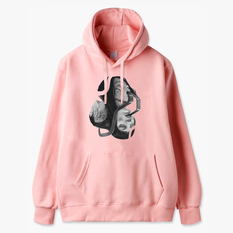 Anxiety and Sadness Aesthetic Hoodie Many Tongues