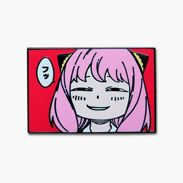 Anya Heh Face Smile Enamel Pin Spy X Family Anya Heh Face Smile Enamel Pin Spy X Family