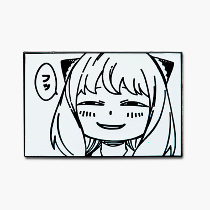 Anya Heh Face Smile Enamel Pin Spy X Family Anya Heh Face Smile Enamel Pin Spy X Family