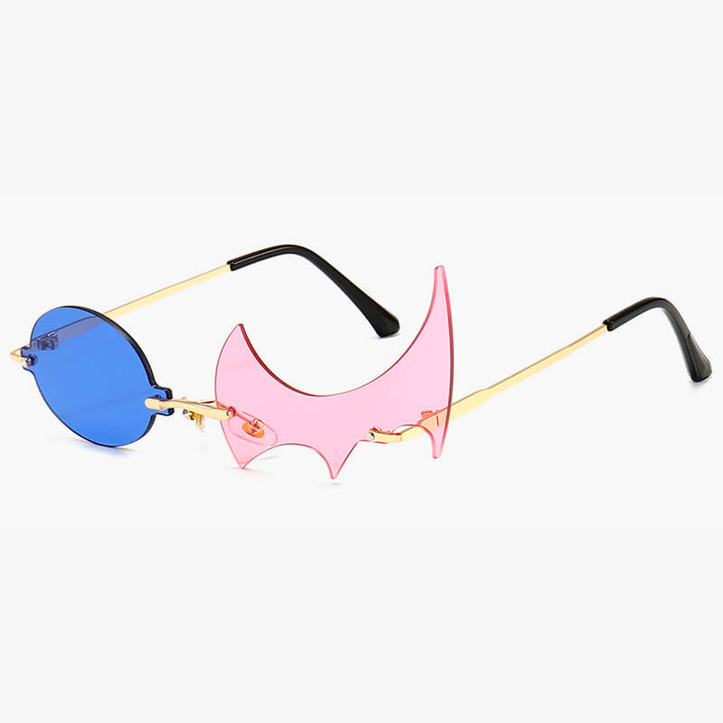 Assymetric Harajuku One Eye Wing Glasses Assymetric Harajuku One Eye Wing Glasses