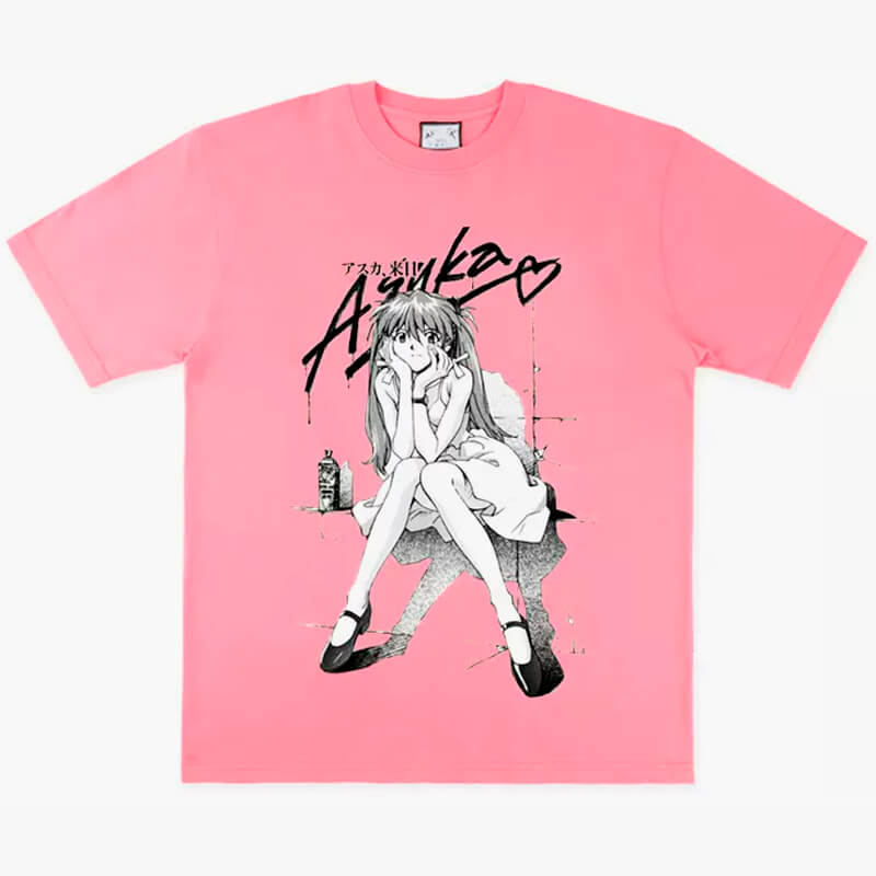 Asuka Langle in Dress Anime Aesthetic Tee Asuka Langle in Dress Anime Aesthetic Tee