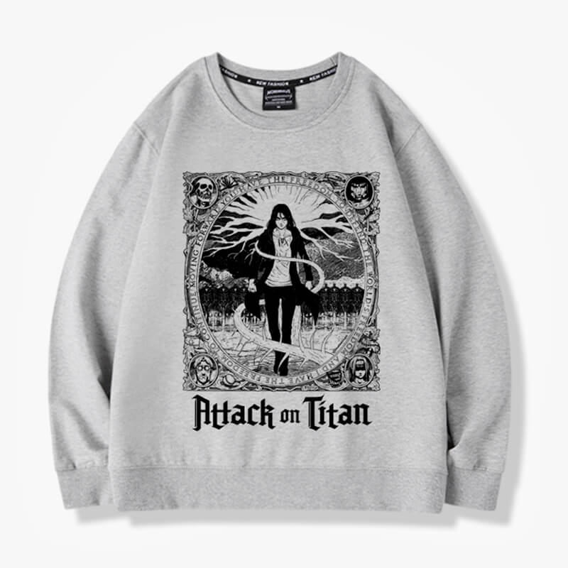 Attack on Titan Eren Yeager Tree of Life Sweatshirt Attack on Titan Eren Yeager Tree of Life Sweatshirt