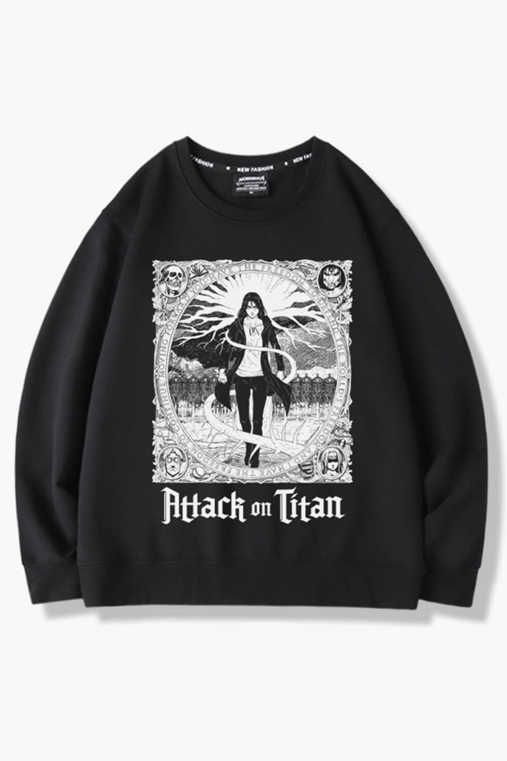 Attack on Titan Eren Yeager Tree of Life Sweatshirt Attack on Titan Eren Yeager Tree of Life Sweatshirt