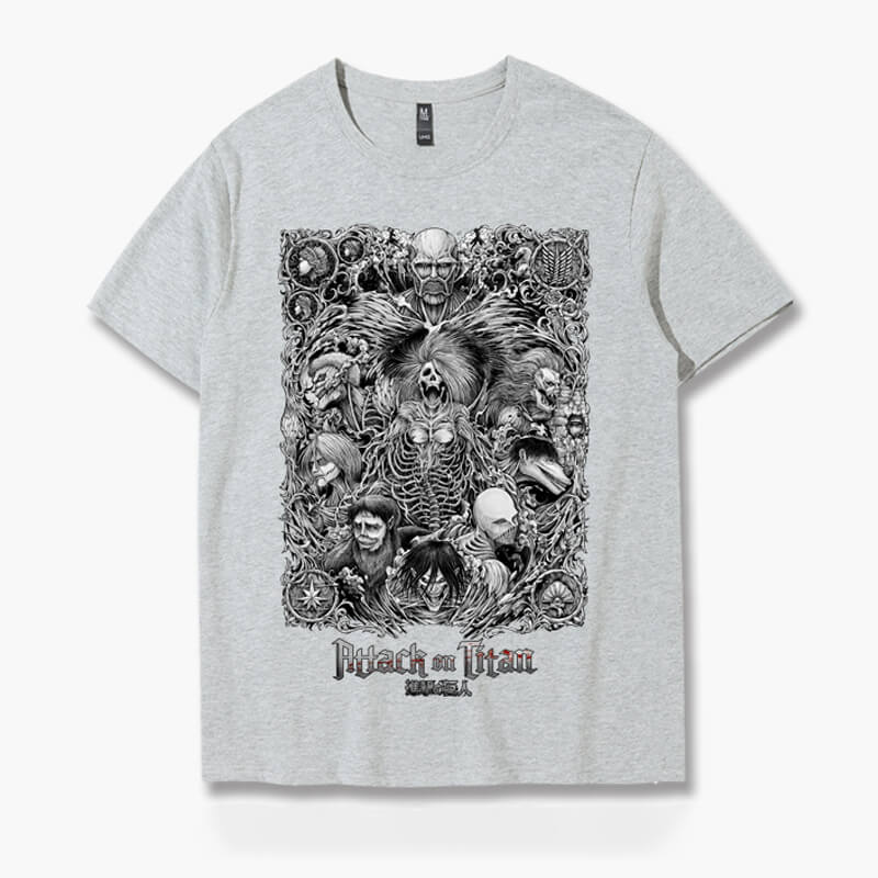 Attack on Titan Nine Titans T-Shirt Attack on Titan Nine Titans T-Shirt