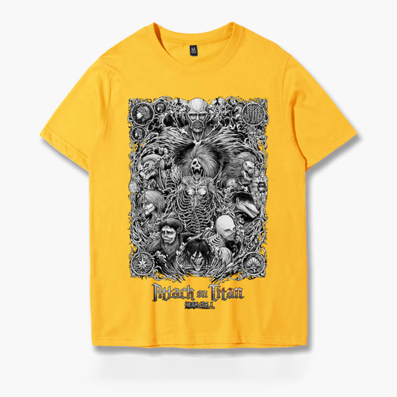 Attack on Titan Nine Titans T-Shirt Attack on Titan Nine Titans T-Shirt