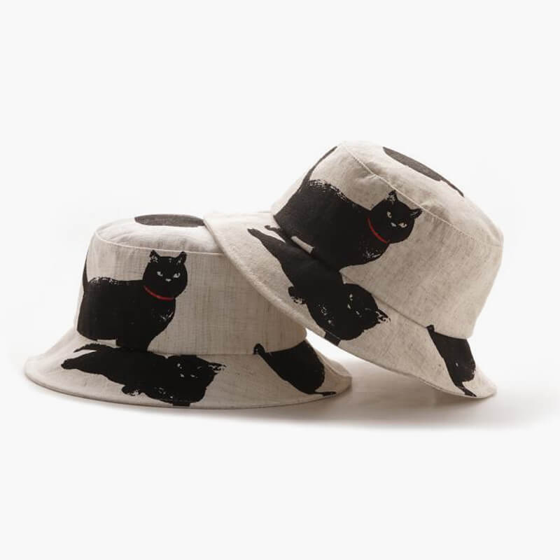 Bad Black Cat Bucket Hat Bad Black Cat Bucket Hat