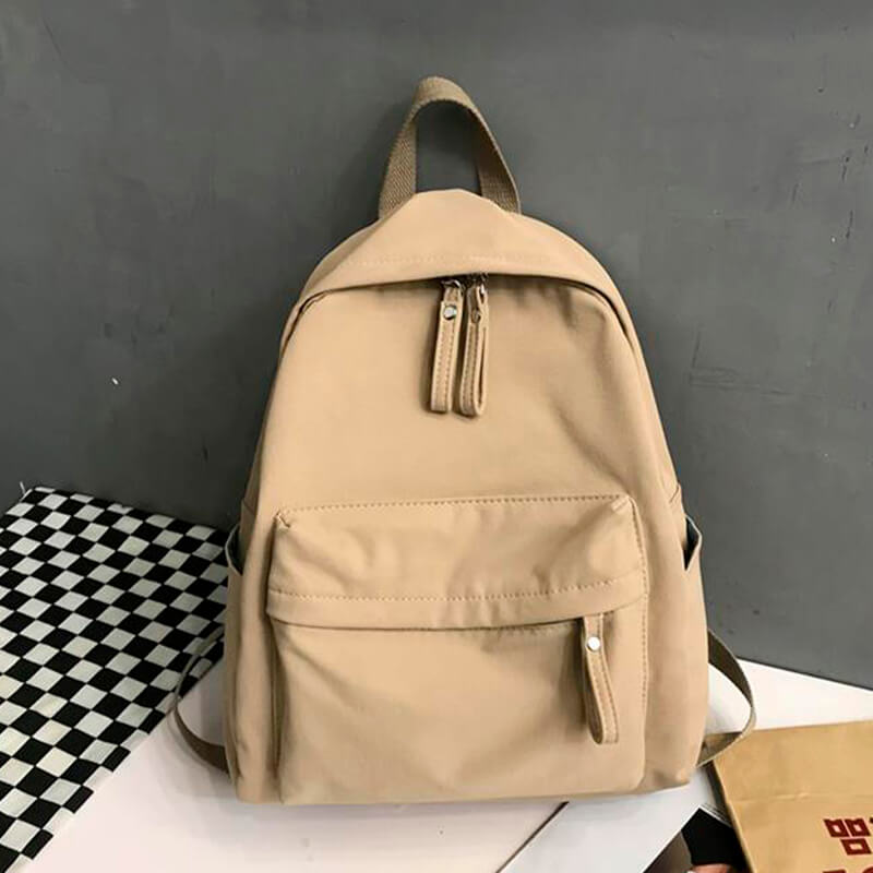 Basic Soft Color College Backpack