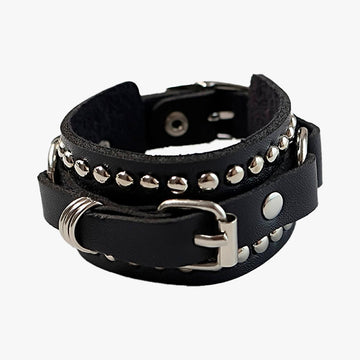 Alternative Aesthetic Circle Rivet Bracelet