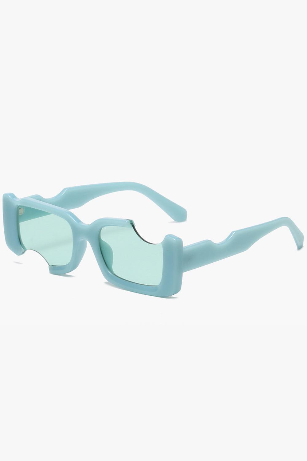 Bite Cuts Concave Glasses Square Frame - Aesthetic Clothes Shop Bite Cuts Concave Glasses Square Frame - Aesthetic Clothes Shop