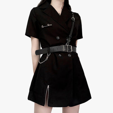 Black Aesthetic Romper - Aesthetic Clothes Shop Black Aesthetic Romper - Aesthetic Clothes Shop