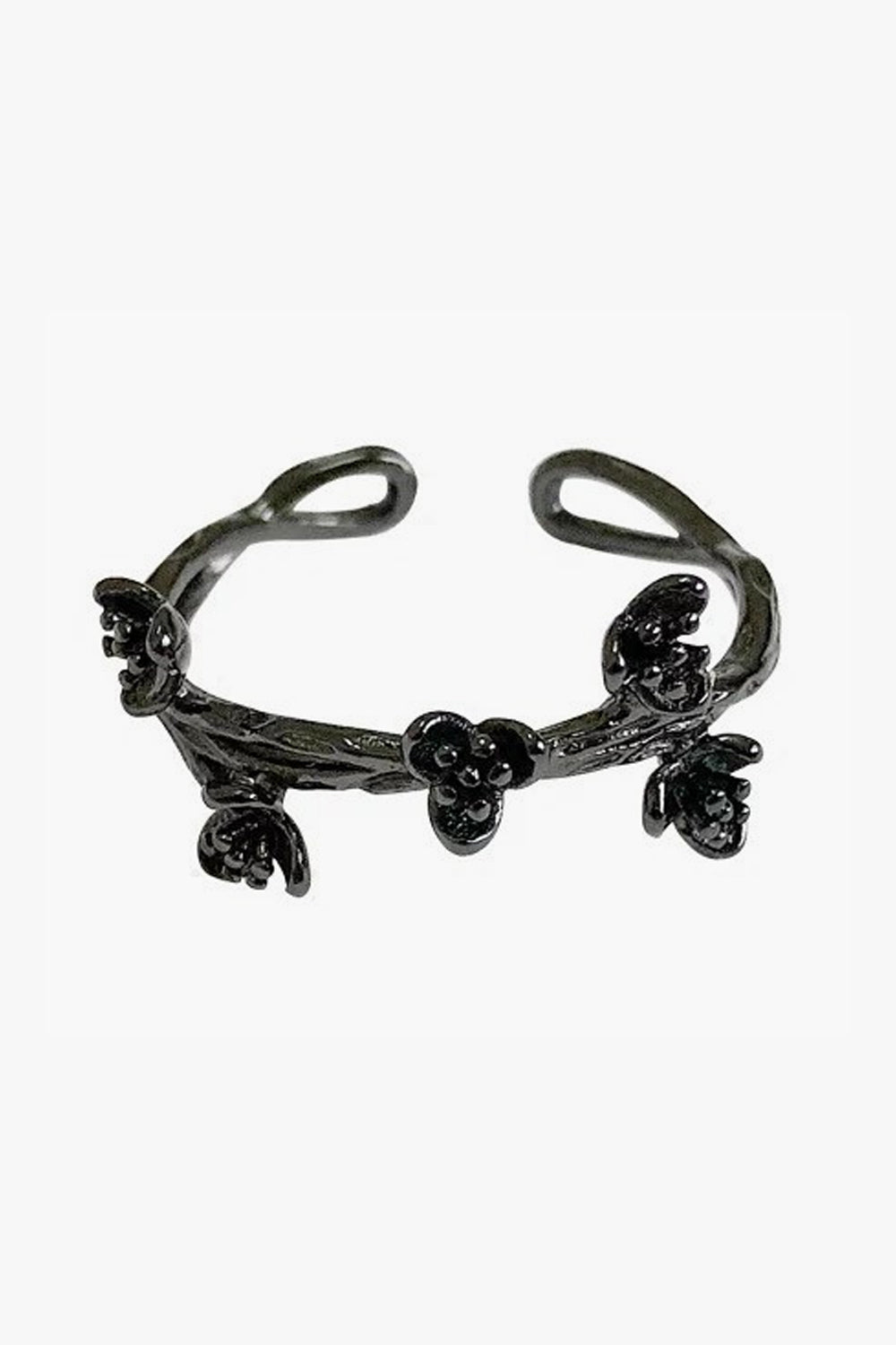 Black Flowers Aesthetic Ring Black Flowers Aesthetic Ring