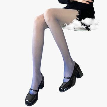 Bottom Gradient Thin Translucent Tights - Aesthetic Clothes Shop Bottom Gradient Thin Translucent Tights - Aesthetic Clothes Shop
