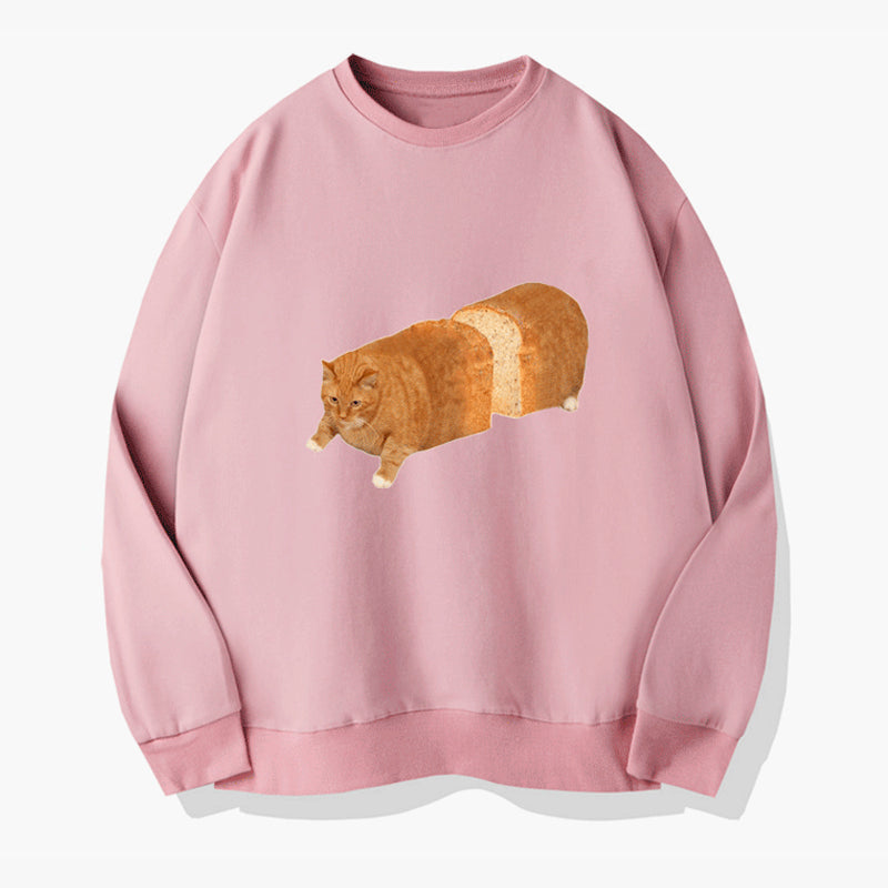 Bread Cat Meme Aesthetic Sweatshirt Bread Cat Meme Aesthetic Sweatshirt
