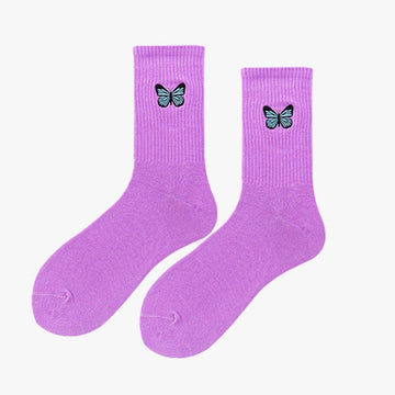 Butterfly Aesthetic Socks High Ankle - Aesthetic Clothes Shop Butterfly Aesthetic Socks High Ankle - Aesthetic Clothes Shop