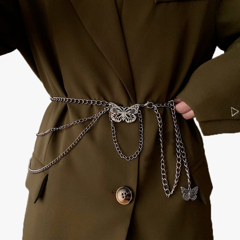 Butterfly Buckle Chain Belt Butterfly Buckle Chain Belt