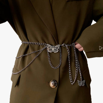 Butterfly Buckle Chain Belt Butterfly Buckle Chain Belt