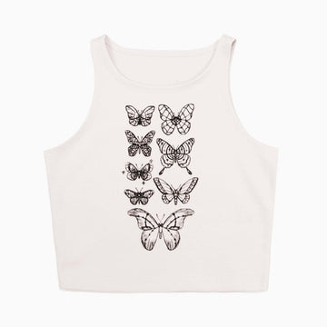Butterfly Collection Crop Top