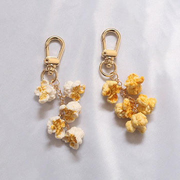 Caramel Popcorn Keychain Pendant