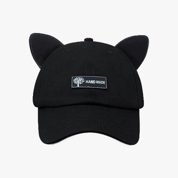Cat Ears Baseball Cap With Glasses Cat Ears Baseball Cap With Glasses