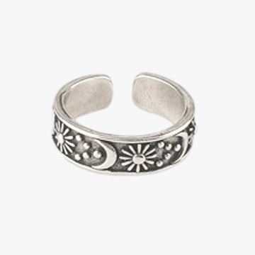 Celestial Aesthetic Sun and Moon Ring - Aesthetic Clothes Shop Celestial Aesthetic Sun and Moon Ring - Aesthetic Clothes Shop